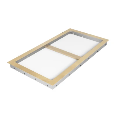 Motorisierte Weinkeller-Glastür – Brass (640x1000 mm)