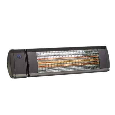 Schwarzer Eco Terrassenheizer 2 kW Terrassenheizung Schwarz