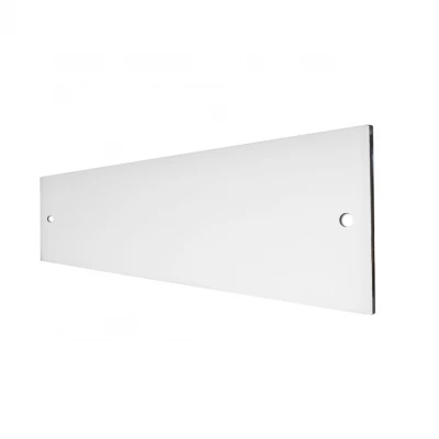 Glas + Klammern für Biokamin 150 cm|Bioethanol-Kamin-Shop.de Glas für Kamin - 150 cm