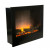 Eingebauter Kamin - 75,5 cm Schwarz