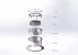 Runder Outdoor Bioethanol Brenner